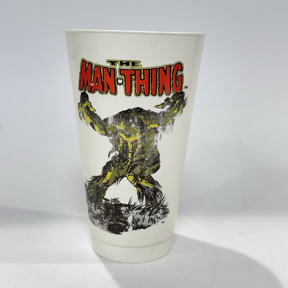 1975 7-Eleven Marvel Promotional Plastic Slurpee Cup The Man-Thing